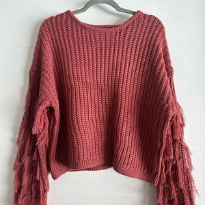 Vici Fringe Sweater
